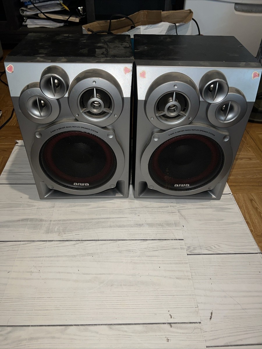 Aiwa 3-Way Bass Reflex Speakers Pair SX-ND30, Impedance 6 Ohms In