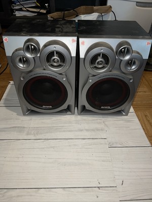 Aiwa 3-Way Bass Reflex Speakers Pair SX-ND30, Impedance 6 Ohms In