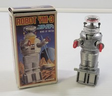  C4 1985 Masudaya Lost in Space B-9 Robot YM-3 Plastic Walking Wind Up Japan