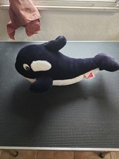 Vintage CREATIONS by DAKIN 1995 FREE WILLY Orca 16" Stuffed Plush Toy Animal