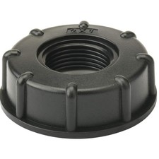 IBC Adapter Innengewinde 1 Zoll Kunststoff Schwarz