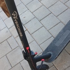 Evercross E-Scooter klappbar Scheibenbremse Schwarz/Rot …