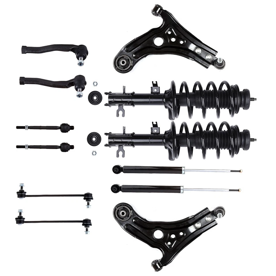 Front Struts Rear Shocks Absorbers Suspension Kit For 2006-2009 Chevrolet Aveo 5 Foto 3 de 4