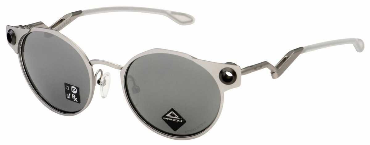 New Oakley Deadbolt Sunglasses OO6046-0150 Satin Chrome New Oakley Deadbolt Sunglasses OO6046-0150 Satin Chrome
