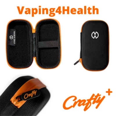 CRAFTY + Carry Travel Case, Smell Proof, Hard Shell, Zipped by Storz & Bickel