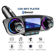 Bluetooth Dual Fast Charger Car Kit FM Transmitter Car MP3 Player Radio Adapter