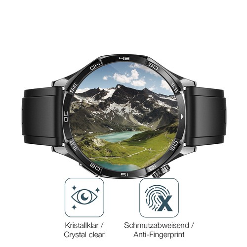 6x Schutzfolie klar für Huawei Watch 5 46mm Displayschutzfolie Folie Display - Zdjęcie 4 z 6