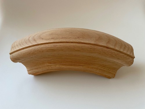Red Oak Hardwood Over-Easing Handrail Fittings Stair Parts # 7013 | eBay