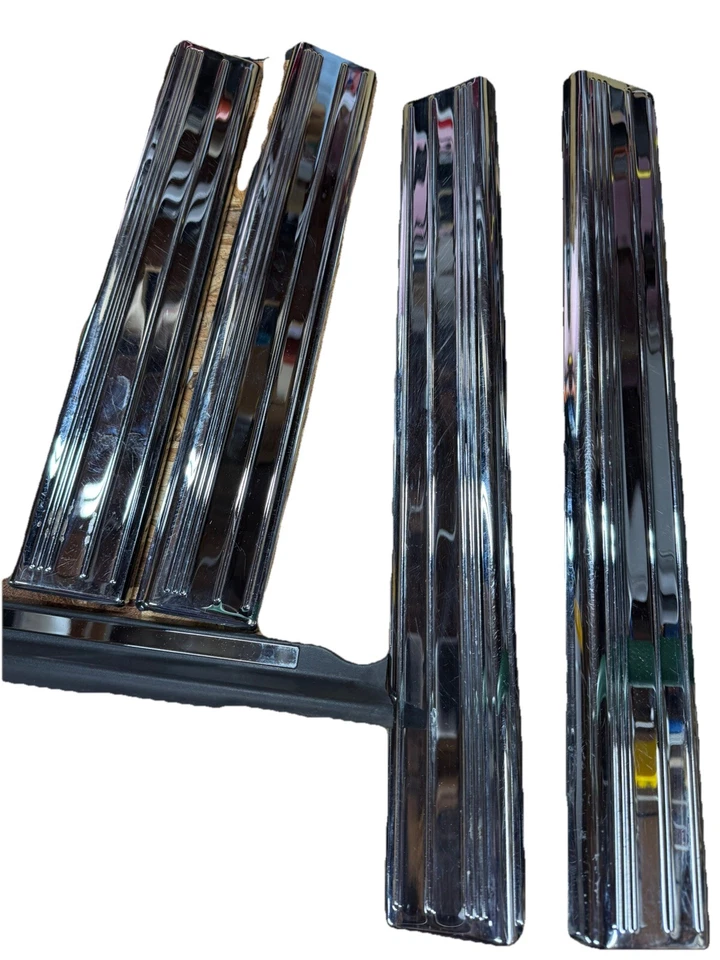 2003 - 2006 Mercedes S55 S65 AMG W220 Sedan Front Rear Door Step Sills 8 PC OEM - Image 4 of 4