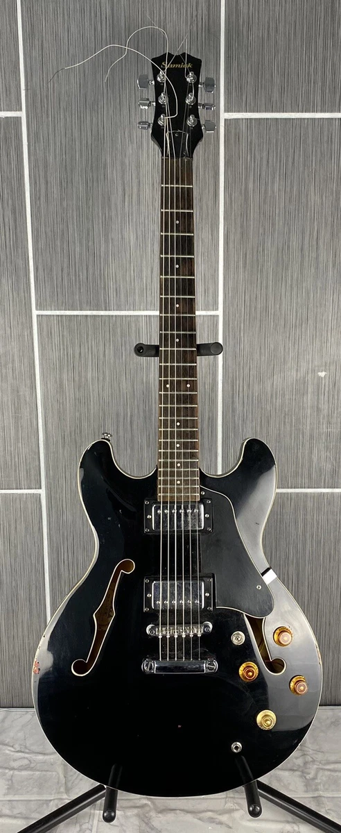 Samick semi hollow body electric deals