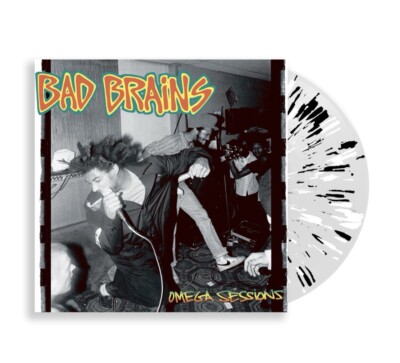 BAD BRAINS ''THE OMEGA SESSIONS'' EP RARE b&w Splatter Vinyl LIMITED/300 - IN HAND