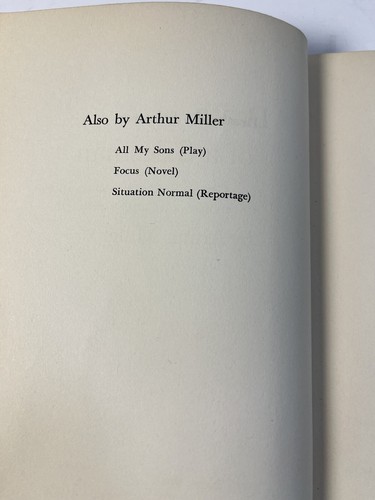 "Death of a Salesman" by Arthur Miller, 1st Ed. 1949-Broadway Play in Book Form - Foto 6 di 24