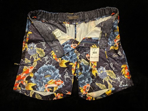 Robert Graham Palmico Sound klassische Passform Shorts Taille Größe 38" neu mit Etikett - Bild 4 von 7