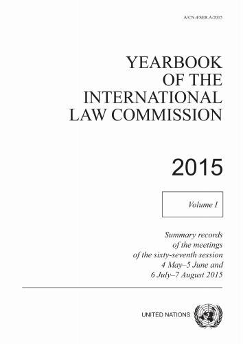 Yearbook of the International Law Commission 2015 by United Nations Staff ...