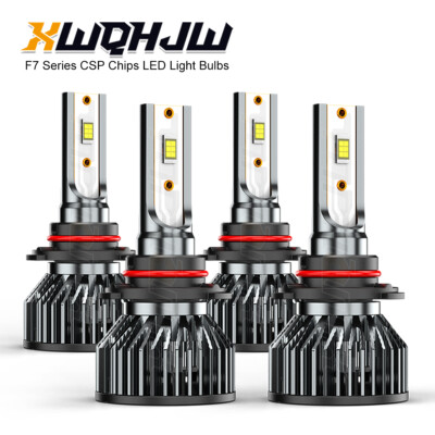 For Toyota Camry 2000-2005 2006 LED Headlight High Low Beam Bulbs White 4X Combo