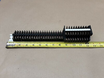 12.5  Aluminum Din Rail With 11  Terminal Strip 600V 15A #1009G35