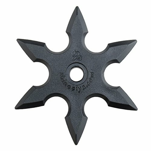 Ninja Rubber Throwing Star Set (4pcs.) Including 1 Foam Board for