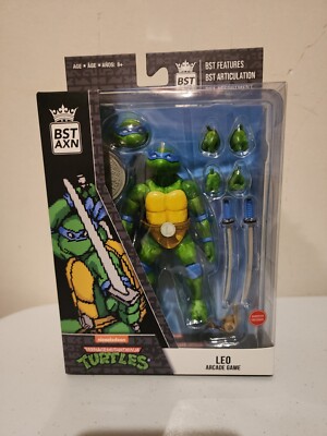 BST AXN TMNT Teenage Mutant Ninja Turtles Leo Leonardo Arcade Game Action Figure