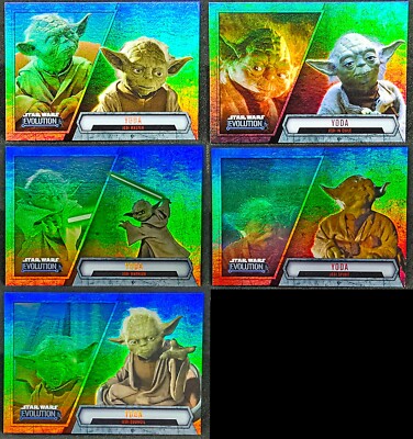 YODA 2016 Star Wars Evolution Foil 23 - 27