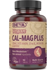 Deva Vegan Cal-Mag Plus 90 Tabs