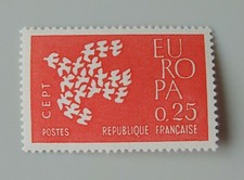 Année 1961 france YT 1309 neuf luxe ** europa
