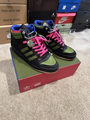Size 10 - adidas Forum Mid RT x Hebru Brantley Frogboy 2022