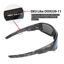 Walleva Replacement Lenses for Oakley Crankshaft OO9239 Series- Multiple Options