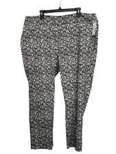 Erica Taylor Straight Leg Printed Pull On Pant 3X Snake Print Stitch Fix NWT