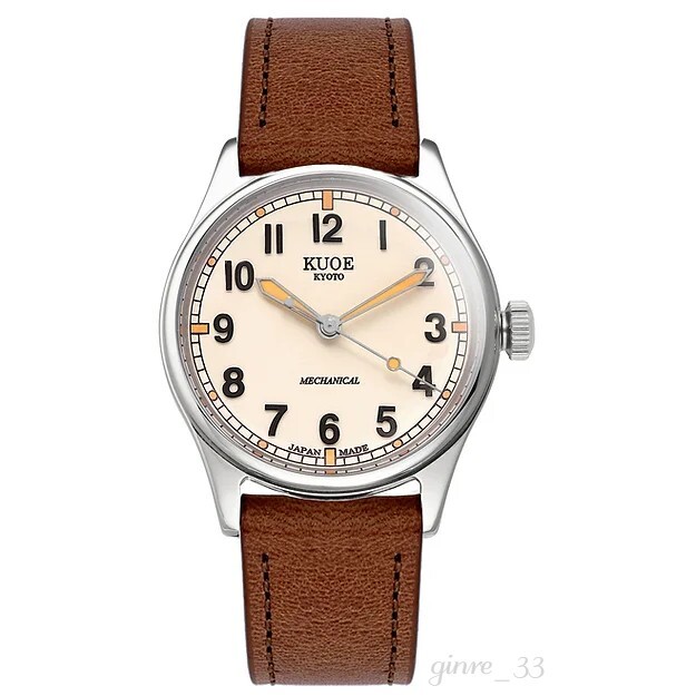 KUOE OLD SMITH 90-002 No-date Automatic Italian Leather belt 