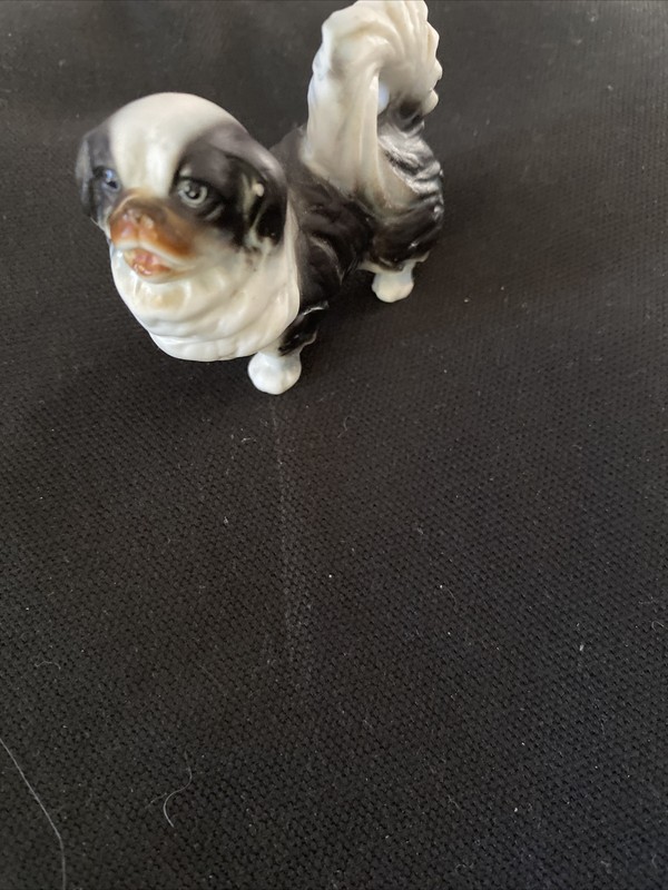 Vintage bone china Pekingese