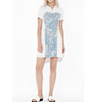 French Connection Brand New White Pleated Dress