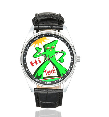 HELLO GUMBY Cartoon Wristwatch in Red Box, Quartz, Water Resistant, Unisex