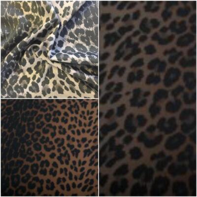 Futterstoff / Kleiderstoff Dessin Ozelot (Tiere, Leopard) - Meterware