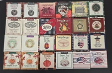 Longaberger Basket Tie On's Used/New Pick One or More