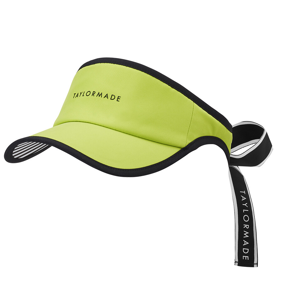 Tayler Made Golf Women High Crown Ribbon Visor Light Green