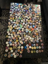 Lot Of Vintage Pogs Including Slammers Please See All Pics 
