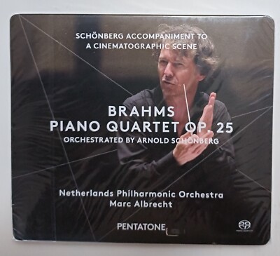 Johannes Brahms Piano Quartet Op.25 Arnold Schonberg Marc Albrecht New SA-CD 