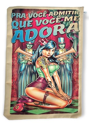 Pitty Me Adora Vintage Retro Pin Up Tablet & E-Book Reader Case Tasche Wildleder Stoff