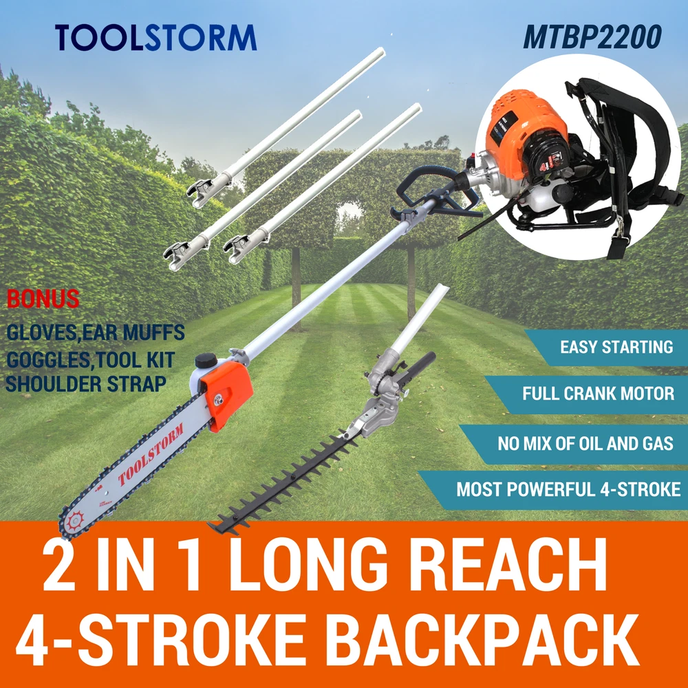 4 stroke long reach hedge trimmer online