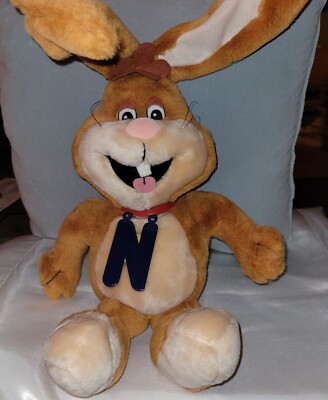 Limited Edition Rare Nestles Nesquik Bunny Rabbit Stuffed Plush Toy Collectable