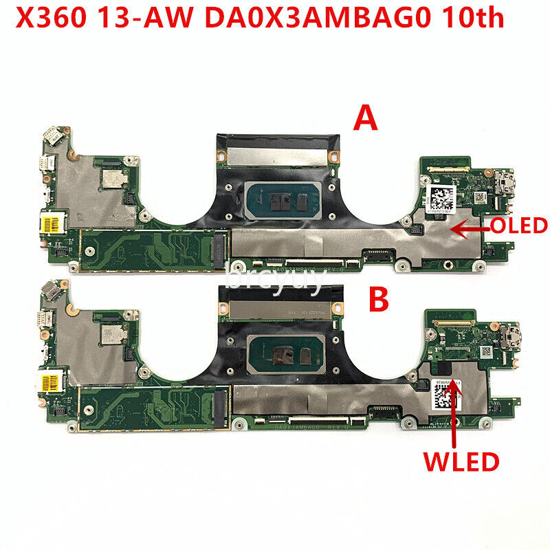 DA0X3AMBAG0 For HP Spectre X360 13-AW Motherboard With CPU DA0X3AMBAG0 For HP Spectre X360 13-AW Motherboard With CPU