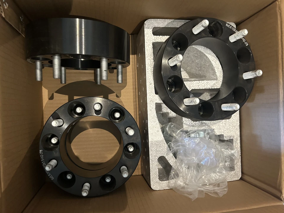 4PC 6x5.5 wheel spacers 2 inch for Toyota 4Runner Tacoma FJ Cruiser Tundra - Image 3 of 4