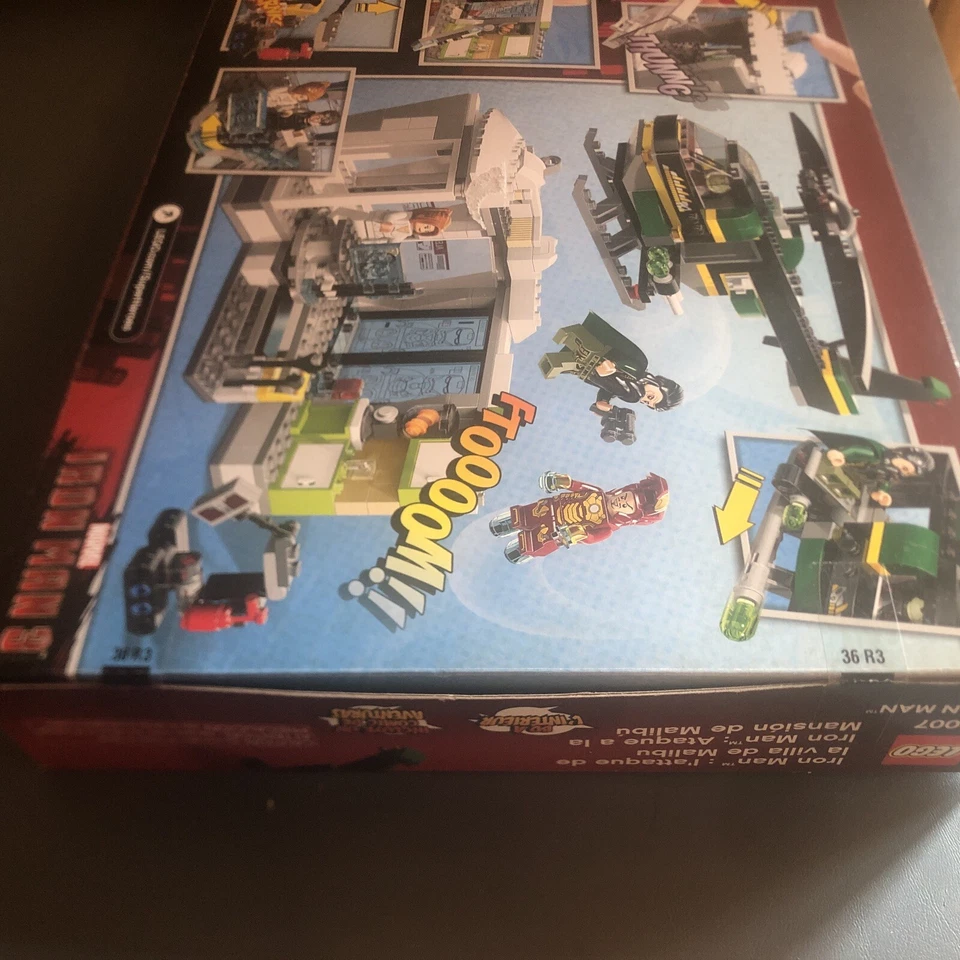 2013 Lego Marvel Super Heroes 76007 Iron Man Malibu Mansion Attack New Sealed - Image 4 of 4