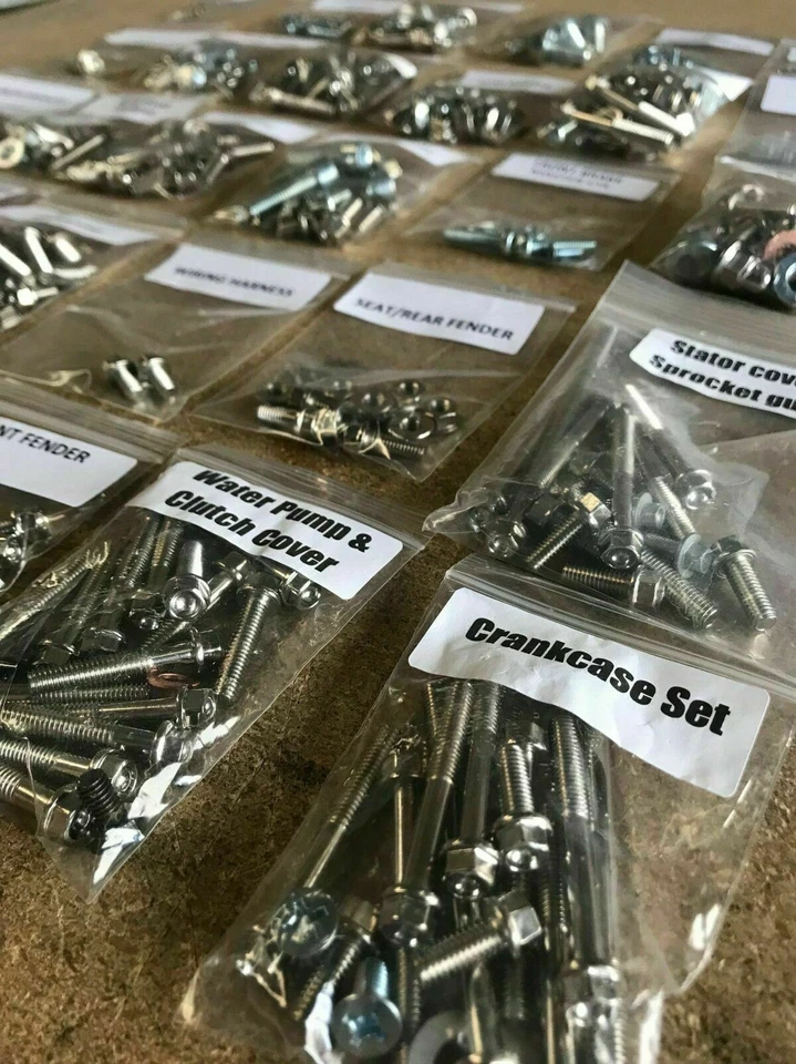 Kit de pernos de restauración de níquel Specbolt: Honda CR MINIS 60 80 85 CR60 CR80 CR85 Foto 2 de 4