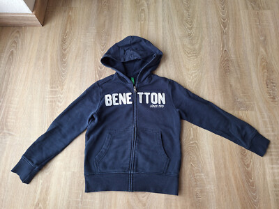 Sweatpullover Kapuzenpullover BENETTON für Mädchen Gr.M / 130 cm