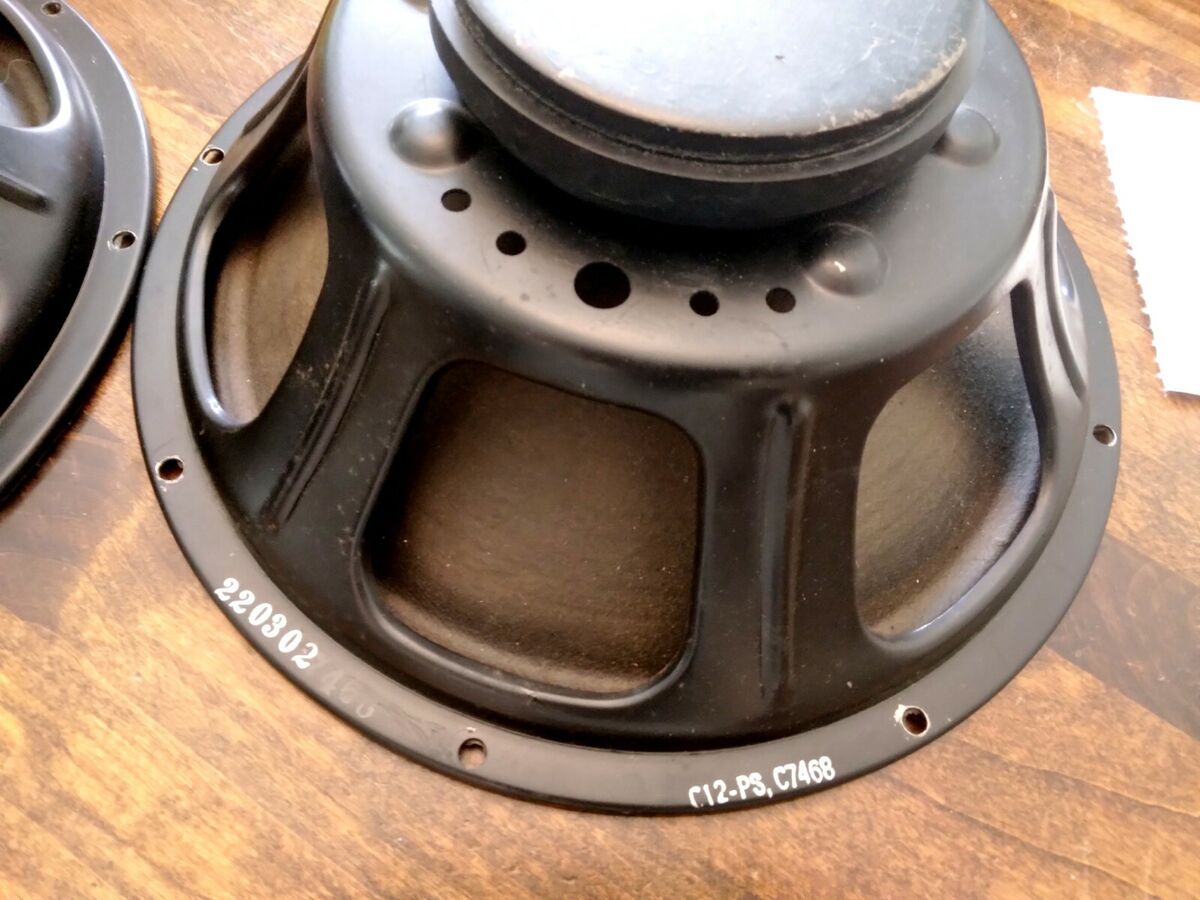 Jensen 1963 C12P Speakers 16 ohm Pair, One is blown, Hard to Jensen 1963 C12P Speakers 16 ohm Pair, One is blown, Hard to