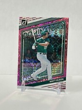 2022 Donruss Matt Olson Dominators Pink Fireworks #D-6