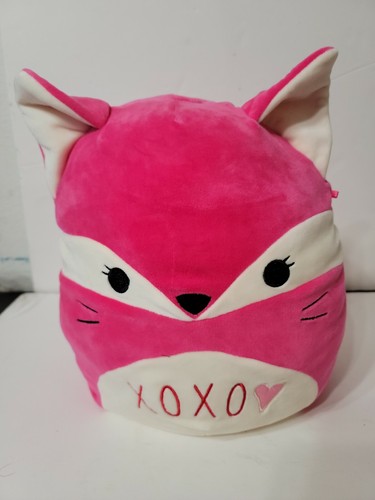 Kellytoy Squishmallow Fern The Fox XOXO Valentine's Day 12" Soft Plush Pillow