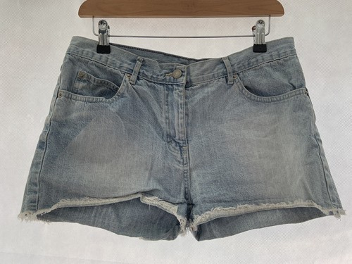 Shorts Bay Größe 14 Blau Denim Baumwolle Hotpants Damen