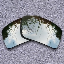 US Silver Titanium Replacement Lenses For-Costa Del Mar Reefton Polarized